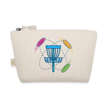Scène du panier et des disques volants de disc golf - Trousse biologique - nature - Devant