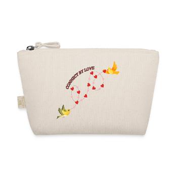 Connected by love - Organic Pouch - nature - Front