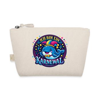 Karneval Wortspiel Jecke Lustig Geschenk 5. Jahres - Bio-Täschchen - Natur - Vorne