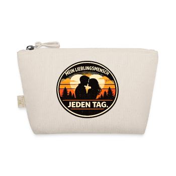 My favorite person, love every day - Organic Pouch - nature - Front