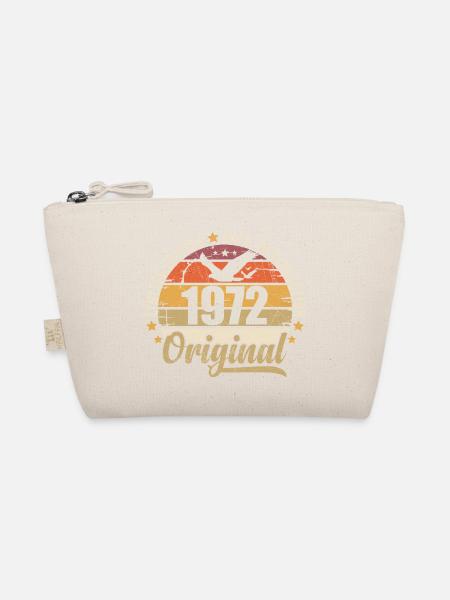 1972 Birthday Gift 1972 Original 1972 - Organic Pouch - nature - Front
