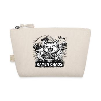 Ramen Nudeln Katzenliebhaber Retro Kawaii Katzen - Bio-Täschchen - Natur - Vorne