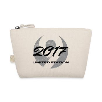 9. Geburtstag 2017 Jungen und Mädchen Geschenk - Bio-Täschchen - Natur - Vorne