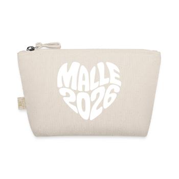 Malle 2026 Heart - Organic Pouch - nature - Front
