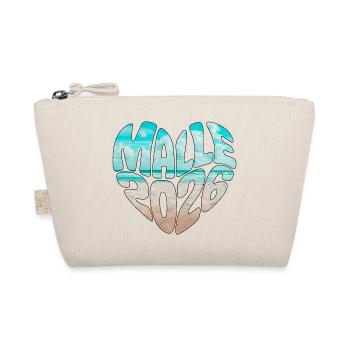 Mallorca Malle 2026 Heart (Sea Beach Version) - Organic Pouch - nature - Front