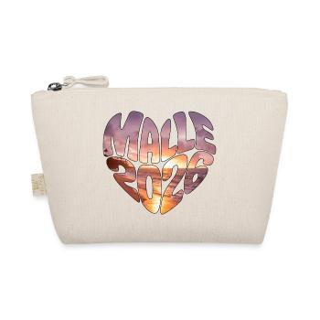 Mallorca Malle 2026 Heart (Sunset Version) - Organic Pouch - nature - Front