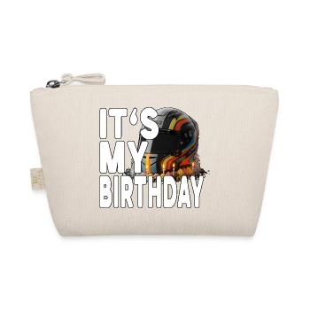 C’EST MON ANNIVERSAIRE DES PILOTES DE COURSE FANS DE SPORTS MOTORISÉS POUR SON ANNIVERSAIRE - Trousse biologique - nature - Devant