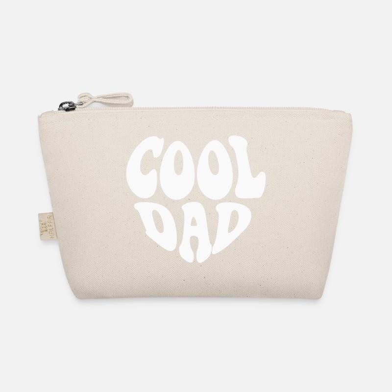 Cool Dad Heart Logo - Customizable color Organic Pouch