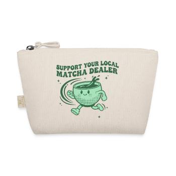 Soutenez votre revendeur de matcha local : Drôle de thé matcha - Trousse biologique - nature - Devant