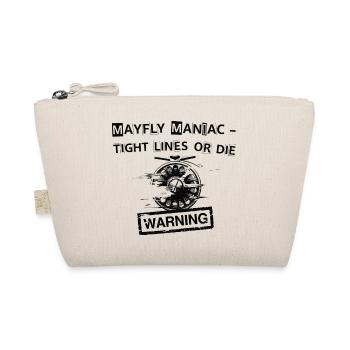 Mayfly Maniac Fight Lines Tee - Organic Pouch - nature - Front