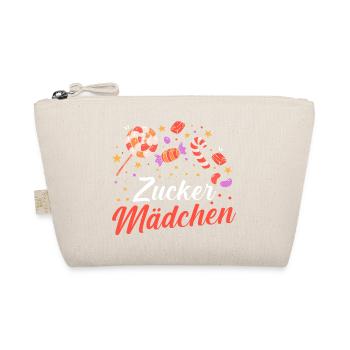 Süschigkeiten Naschkatze Süßes Mädchen - Bio-Täschchen - Natur - Vorne