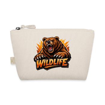 Wilder Bär Wildlife Logo - Bio-Täschchen - Natur - Vorne