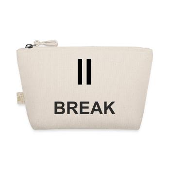 Signe pause « PASE » – travail minimaliste & ch - Trousse biologique - nature - Devant