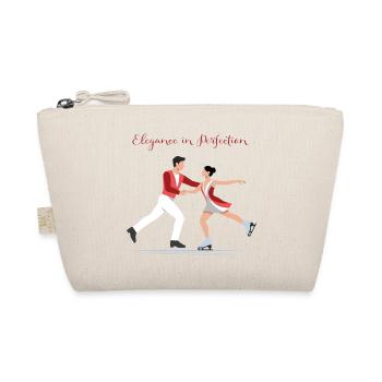 Figure Skating: Elegance in Perfection - Organic Pouch - nature - Front