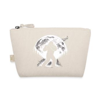 Bigfoot Flute Player - Organic Pouch - nature - Front