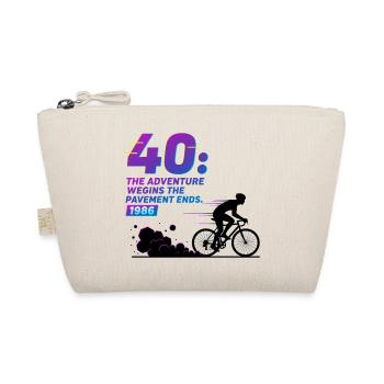 Tee d’aventure de gravier pour le 40e anniversaire - Trousse biologique - nature - Devant