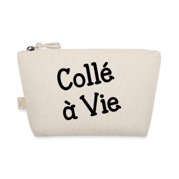 Humour Cancre : Motif Scolaire Collé à Vie Retro - Trousse biologique - nature - Devant