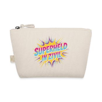 Superheld In Zivil Superhero Superhelden Kostüm - Bio-Täschchen - Natur - Vorne