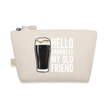 Bonjour Darkness, mon vieil ami boit de la bière Stout - Trousse biologique - nature - Devant