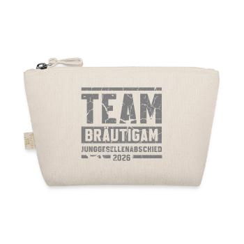 JGA 2026 Team Brautigam Junggesellenabschied - Bio-Täschchen - Natur - Vorne