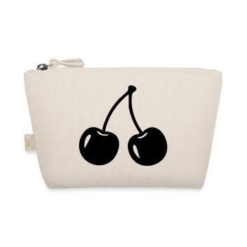 Silhouette cerise – Motif de fruits sucrés - Trousse biologique - nature - Devant