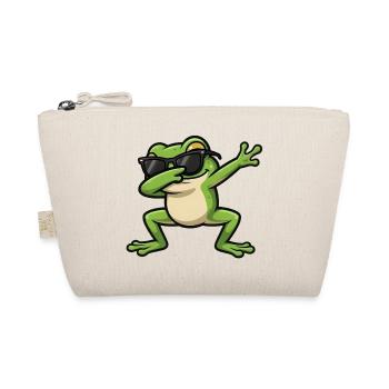 Dabbing Frog - Organic Pouch - nature - Front