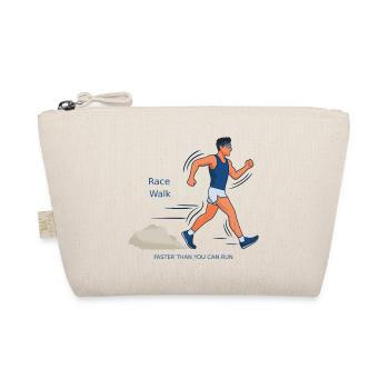 Race Walk - Faster than you can run! - Organic Pouch - nature - Front