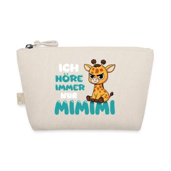 Ich Höre Immer Nur Ein Mimimi Giraffe - Bio-Täschchen - Natur - Vorne