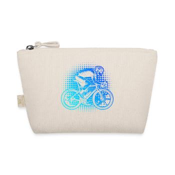 Gift idea for a road bike with road bike - Organic Pouch - nature - Front