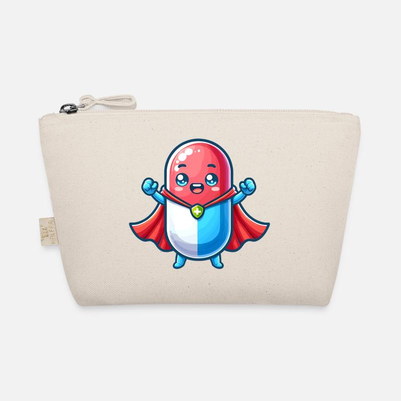 Helden Pille Superheld Medizin Tabletten Held Bio-Täschchen