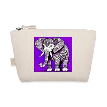 Elefant - Bio-Täschchen - Natur - Vorne