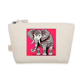 Elefant - Bio-Täschchen - Natur - Vorne