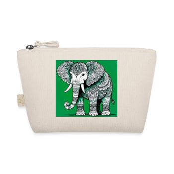Elefant - Bio-Täschchen - Natur - Vorne