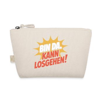 Bin Da Kann Losgehen JGA Büro Malle Festival Party - Bio-Täschchen - Natur - Vorne