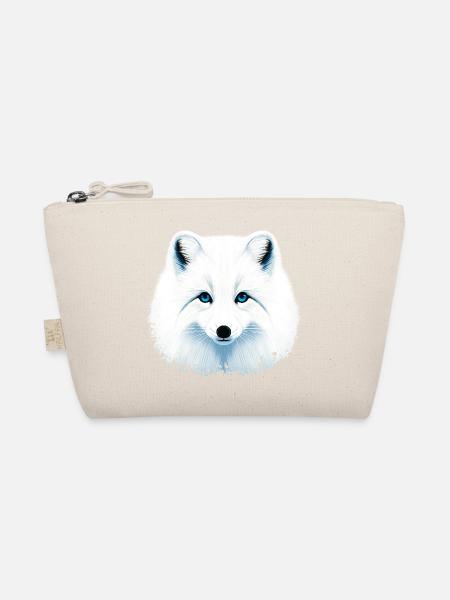 Polarfuchs - Bio-Täschchen - Natur - Vorne