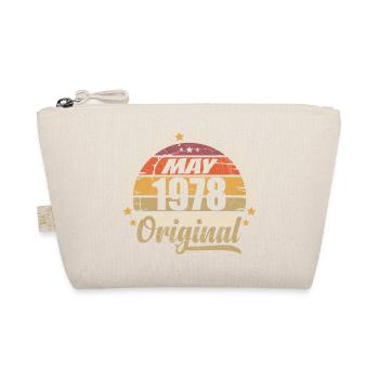 Vintage-Design Mai 1978 Limitierte Auflage Mai 1978 - Bio-Täschchen - Natur - Vorne
