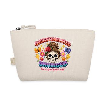 Overstimulated Unhinged Skull Flora - Organic Pouch - nature - Front