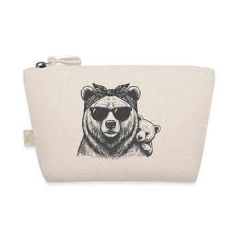 Maman Ours et Bébé - Trousse biologique - nature - Devant