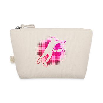 Pickleball Szene Design für pickleball player Fans - Bio-Täschchen - Natur - Vorne