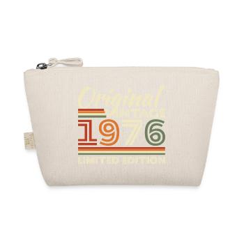 1976 Vintage Retro Geburtstagsgeschenk - Bio-Täschchen - Natur - Vorne
