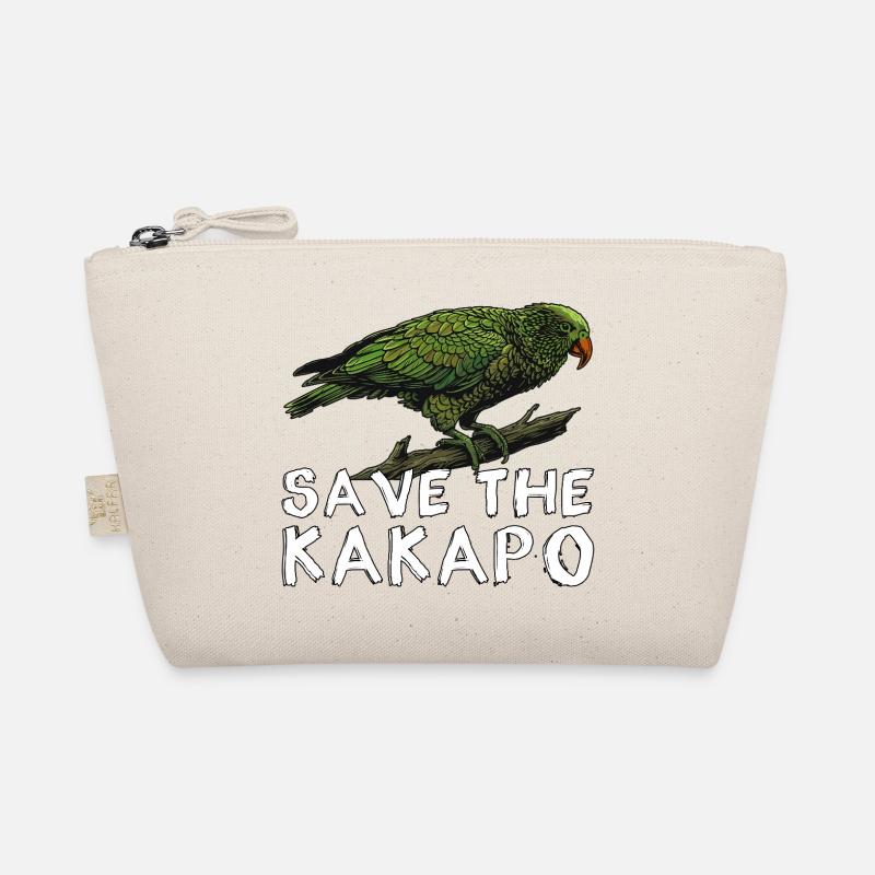 Rettet den Kakapo Neuseeland Bio-Täschchen