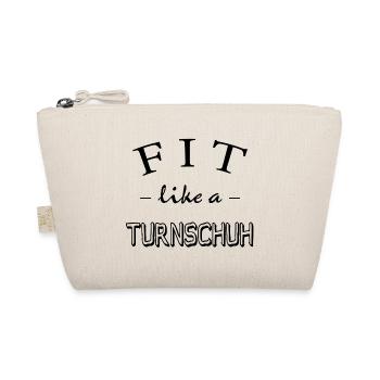 Fitness, Spruch Gym, Fit like a Turnschuh - Bio-Täschchen - Natur - Vorne