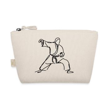 Judo Kämpfer - Bio-Täschchen - Natur - Vorne