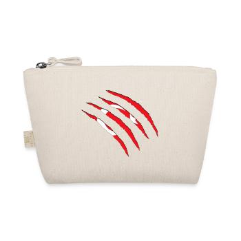 Drapeau de la Turquie Griffes rouges sur le cercle - Trousse biologique - nature - Devant