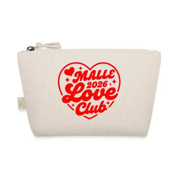 Malle 2026 Malle Love Club Nous aimons Malle - Trousse biologique - nature - Devant