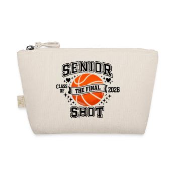 Senior 2026 Basketball - The Final Shot Class - Organic Pouch - nature - Front