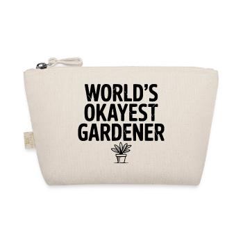 World's Okayest Gardener - Organic Pouch - nature - Front