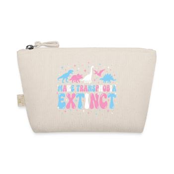 LGBTQ Pride Month - Make Transphobia Extinct - Organic Pouch - nature - Front