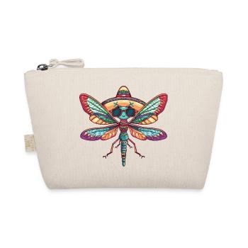 Libelle Lustig Sombrero - Bio-Täschchen - Natur - Vorne