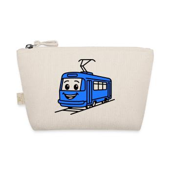 tram cartoon - Organic Pouch - nature - Front